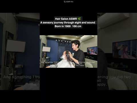 Salon ASMR: Stimulating Sight and Sound | Brighten Up While Covering Gray Hair and Touching Up Your