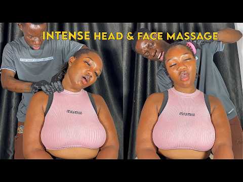 ASMR💫AGGRESSIVE HEAD SCALP SCRATCH, EAR CLEANING MASSAGE  & BONE CRACKING 4 DEEP SLEEP & RELAXATION
