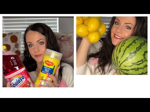 ASMR Walmart grocery haul +ReadYourHeart COLLAB