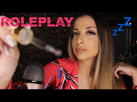 ASMR ROLEPLAY | YÜZÜNE SERUM SÜRÜYORUM | TÜRKÇE ASMR💤