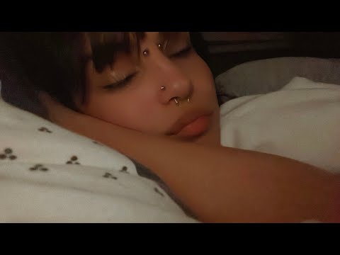 ASMR get sleepy with me (cozy) ☾