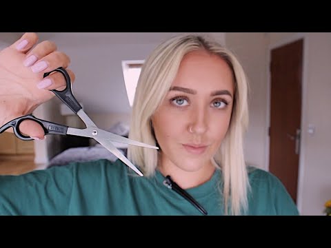 ASMR Sleep Inducing Haircut 💇‍♀️ ✂️ (Brushing/Water Spray/Cutting) Roleplay