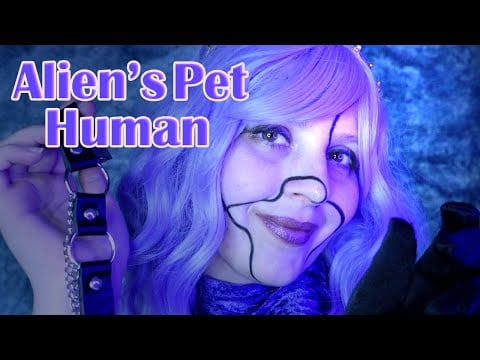 Alien Girl Pampers Her Pet Human | ASMR Personal Attention Roleplay, Hair Brushing, Unintelligible