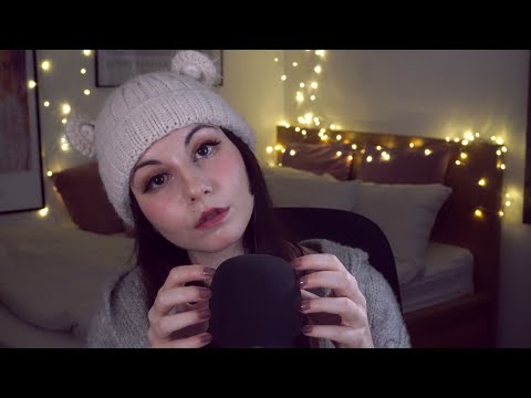 ASMR bear girl scratches your ears & brain🧸 (mic touching, scratching, no talking)