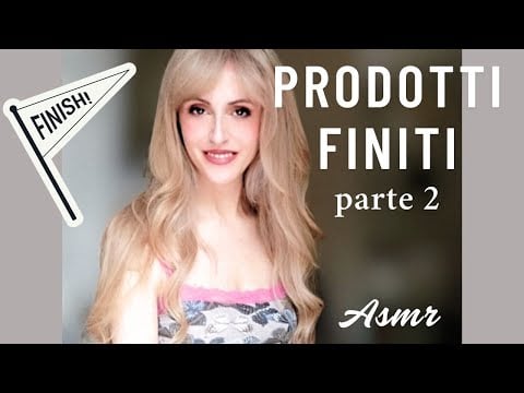ASMR PRODOTTI FINITI 🗑️🧴parte 2* #prodottiterminati #asmrita 🇮🇹