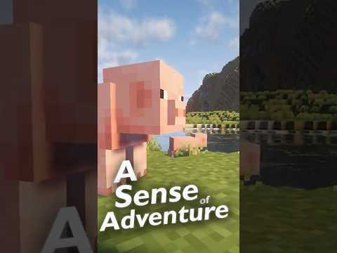 The adventure of a Minecraft Pig 🐖