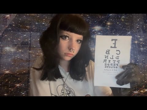 cranial nerve exam ASMR | whispering | soft spoken | writing
