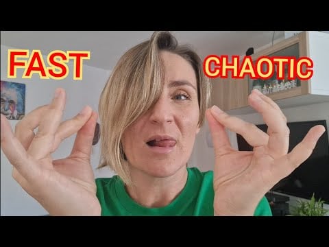 ASMR Fast Chaotic Mouth Sounds & Hand Movements | From Fast to Slow Relaxation🌟 #asmr #lofi #relax
