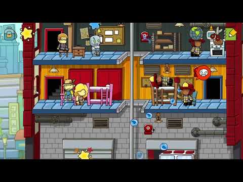🎧 ASMR Scribblenauts Unlimited 💤 | Fire Station Level 🚒✨