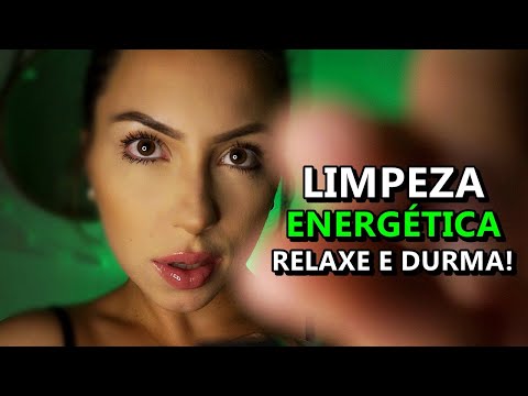 ASMR LIMPANDO SUA ENERGIA NEGATIVA | Sussurros + Sound Healing para Dormir e Relaxar