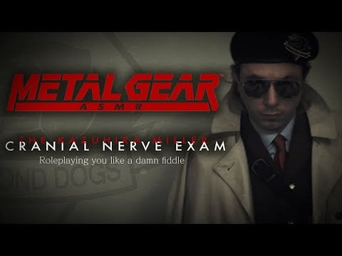 The Kazuhira Miller Cranial Nerve Exam ASMR (Metal Gear Roleplay)