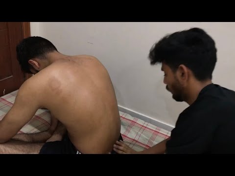 ASMR Perfect Full Back Massage 💈| Lower Back Deep Relaxation |