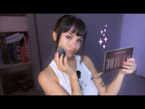 Je me MAQUILLE en soft spoken ✨ (ASMR LOFI)