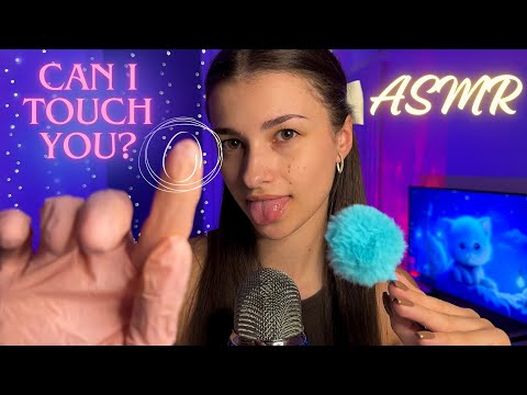 ASMR🎙️💋CAN I TOUCH YOU?👆👄Mouth sounds😌💤relax for you🫶