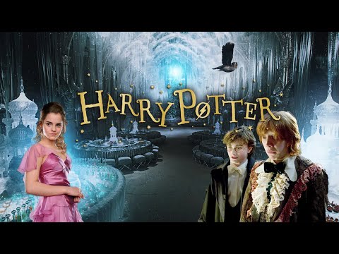 The Yule Ball ❄️ [ASMR] Harry Potter inspired Ambience ⚡ Goblet of Fire Winter Christmas Party 🎄🍸☃️