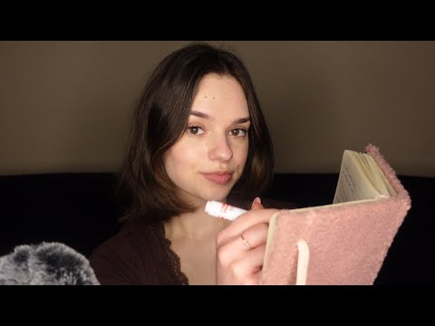 ASMR drawing you 🎨 marker sounds, whispering & hand movements