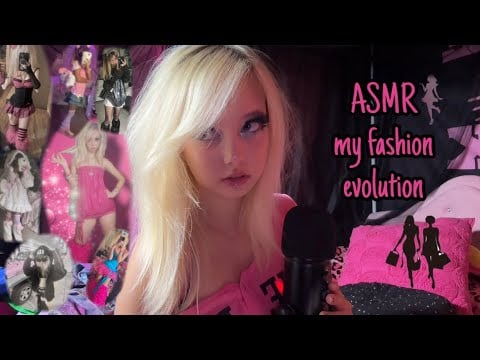 ASMR my fashion history throughout my entire life! 💖👱🏼‍♀️