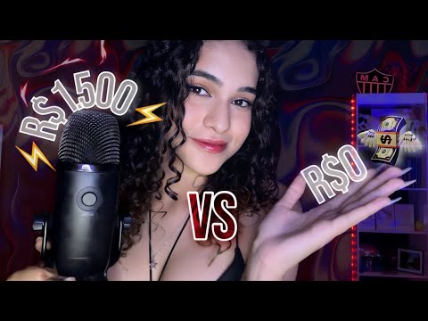 ASMR PROFISSIONAL VS CASEIRINHO ⚡️blue yeti x VS microfone do celular