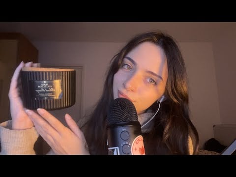 ASMR | Candle Tapping & Whispered Ramble 🕯️