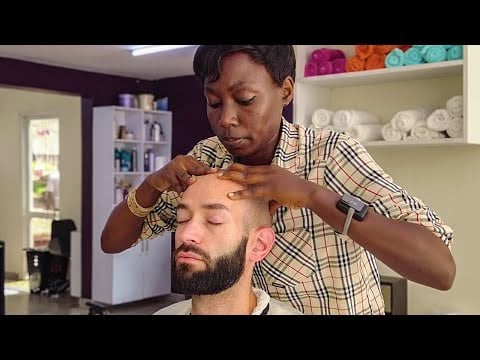 This Head Massage Made me SLEEP & I Bet You Too [ASMR] – Kampala 🇺🇬