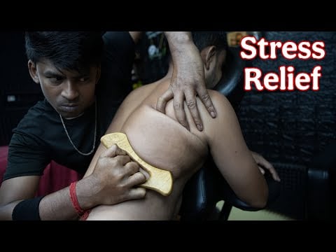 Indian Barber: Ultimate Deep Tissue Head & Back Massage ASMR | Stress Relief ASMR Massage