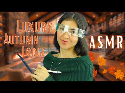 ASMR || Check-In at Luxury Autumn Lodge🍂 (Sci-Fi RP)
