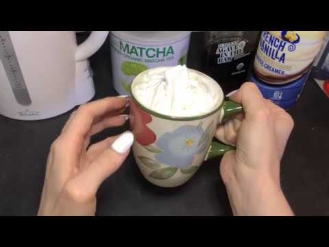 MAKING SWEET MATCHA TEA ASMR (No talking)