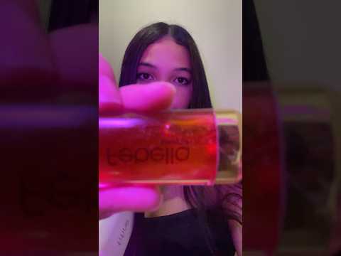 ASMR COMENDO GLOSS 😋🩷✨ #asmrmouthsouds #asmr