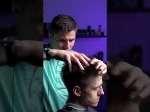 ASMR стрижка в genesis barbershop для мужчины