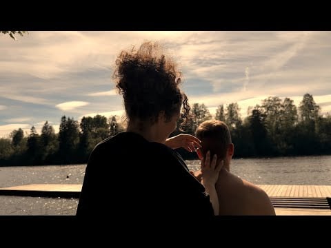 Scalp & Shoulder Scratching ASMR | Hair Play on Male Model by a Peaceful Lake