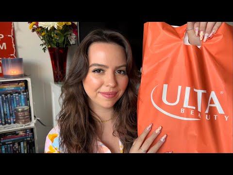 ASMR Ulta Haul 🧡 | Makeup & Skincare 🌸 | Lots of Tapping, Makeup Triggers, Lids Sounds, Whispering 🥰