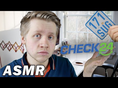 ASMR - Unfreundlicher CHECK24 MITARBEITER dreht dir Versicherungen an! (Roleplay) auf Deutsch/German