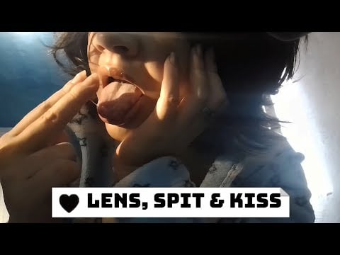 ASMR | Spit Painting & Kisses on You | Sticky Mouth sounds | Soft Spoken 