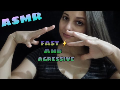 ASMR | 1 MINUTE FAST AND AGRESSIVE