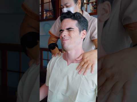 ASMR: Insane Chinese FIRE Foot Reflexology Massage #shorts