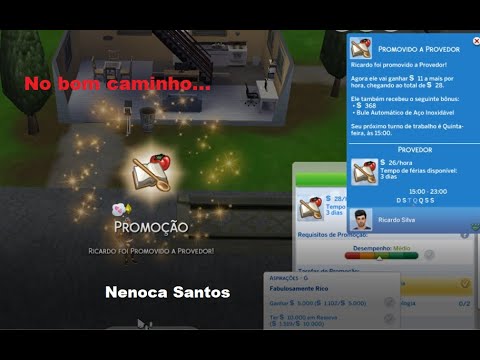 The Sims 4 | Ep. 4 - Ele foi promovido 👨‍🍳🔝 e fez novas amizades 👩👦