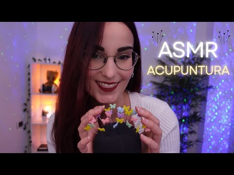 ASMR para CURAR INSOMNIO, ESTRES y ANSIEDAD | ACUPUNTURA CEREBRAL