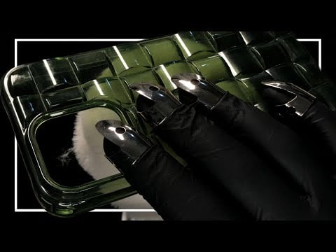 [ASMR] 1 Hour Creamy Phone Case Tapping & Scratching! 💚 (No Talking)