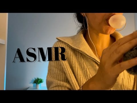 ASMR| Gum Chewing & Bubble Blowing 🫧