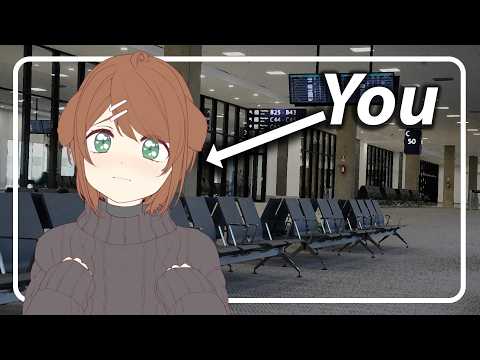 Airport Comfort For A Puppy Girl (That's You!) [3dio ASMR] [F4F] [TF4F]