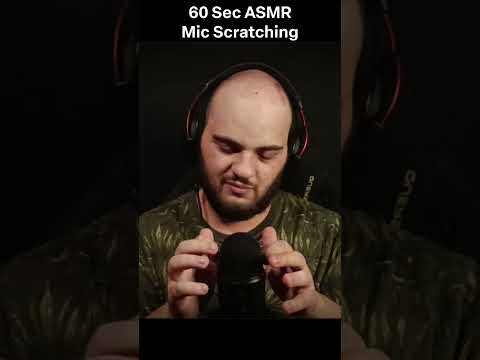 60 Sec ASMR - Mic Scratching 💤  #asmr #relaxation