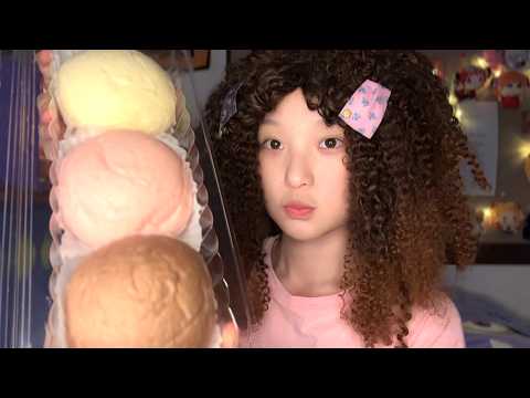 ASMR Eating Show 🍰🧊🍫 4 Sweet, Creamy & Crunchy Snacks