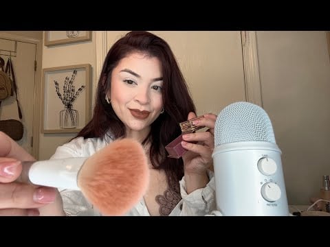 ASMR doing our makeup ( PERSONAL ATTENTION)