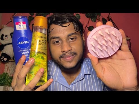 ASMR Takes Care of You💆 Head Massage, Face Massage & Ear Cleaning Personal Attention 😴