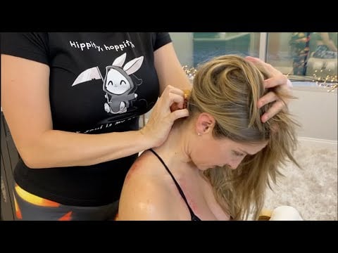 Fibromyalgia Patient Gets the Hardest Adjustments of Her Life! Head to Toe Full Body Cracks