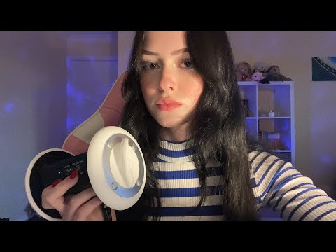 ASMR 3dio mouth sounds & hand movements 🦋