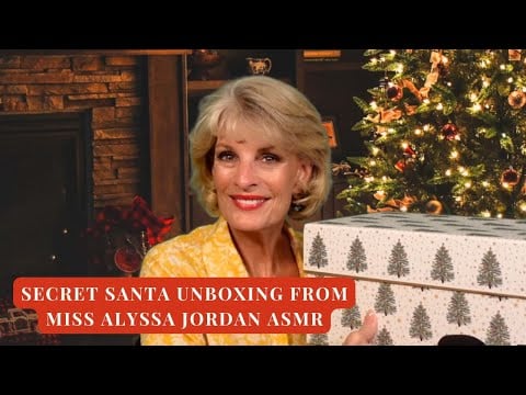 Secret Santa ASMR with Miss Alyssa Jordan ASMR 🎁