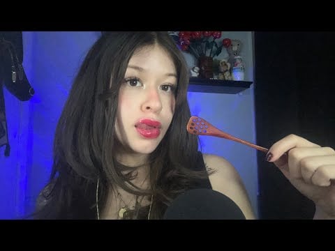 ASMR Mouth Sound Fest (spit paint, tongue swirl, honey spoon, etc)