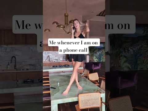 please tell me I am not the only one who can't stand still while on a phone call 😅📞 #relatable #usa