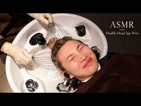 【ASMR】頭皮ゾクゾク…MA-SAのヘッドスパワイヤー総集編40分｜Head Spa Wire Japanese Shampoo ASMR